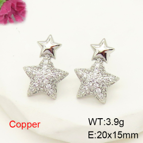 F6E404905vbmb-L017  Fashion Copper Earrings