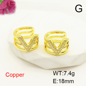 F6E404906vbmb-L017  Fashion Copper Earrings