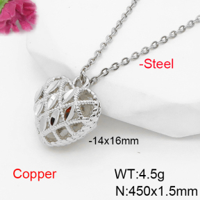 F6N200422avja-L017  Fashion Copper Necklace