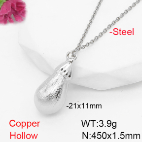 F6N200428avja-L017  Fashion Copper Necklace