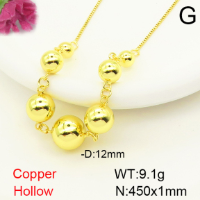 F6N200431bhva-L017  Fashion Copper Necklace