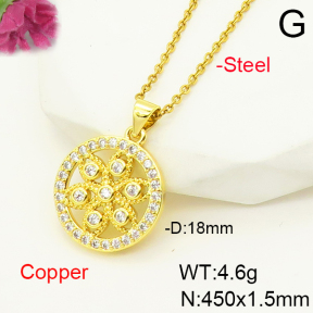 F6N407291aajl-L017  Fashion Copper Necklace