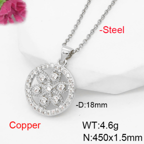 F6N407292aajl-L017  Fashion Copper Necklace