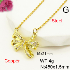 F6N407297vbmb-L017  Fashion Copper Necklace