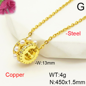 F6N407303aajl-L017  Fashion Copper Necklace
