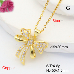 F6N407311vbmb-L035  Fashion Copper Necklace