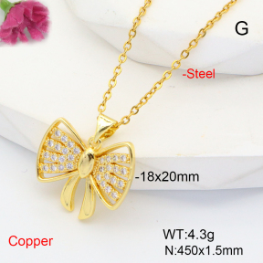 F6N407312vbmb-L035  Fashion Copper Necklace