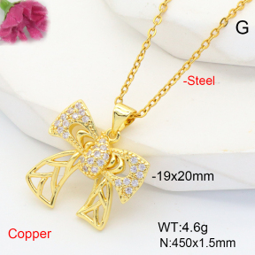 F6N407313vbmb-L035  Fashion Copper Necklace