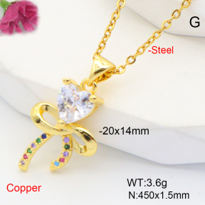 F6N407314vbmb-L035  Fashion Copper Necklace