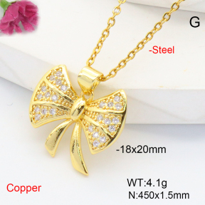 F6N407315vbmb-L035  Fashion Copper Necklace