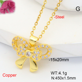 F6N407317vbmb-L035  Fashion Copper Necklace