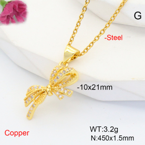 F6N407318vbmb-L035  Fashion Copper Necklace