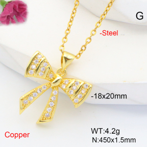 F6N407319vbmb-L035  Fashion Copper Necklace