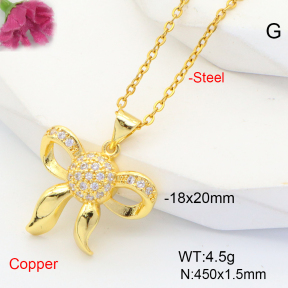 F6N407322vbmb-L035  Fashion Copper Necklace
