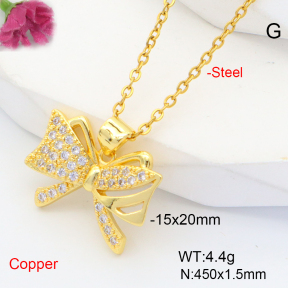 F6N407324vbmb-L035  Fashion Copper Necklace