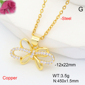 F6N407325vbmb-L035  Fashion Copper Necklace
