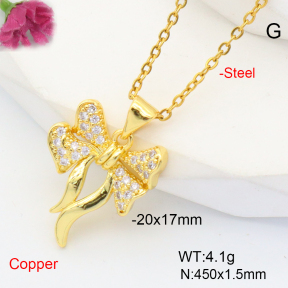 F6N407326vbmb-L035  Fashion Copper Necklace