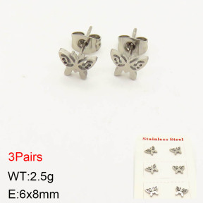 2E2003133avja-434  Stainless Steel Earrings