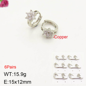 F2E401155alka-J143  Fashion Copper Earrings