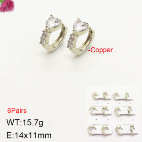 F2E401160alka-J143  Fashion Copper Earrings