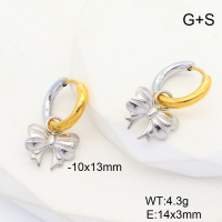 GEE001480vbnl-G037  Stainless Steel Earrings  Handmade Polished