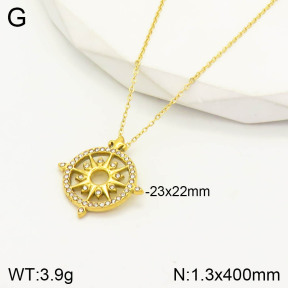 2N4002610bbov-493  Stainless Steel Necklace