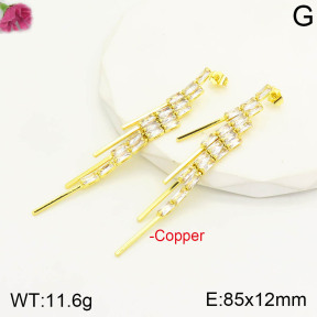 F2E401169bhia-J22  Fashion Copper Earrings