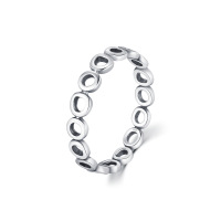 JR6057vhoo-Y08  925 Silver Ring  6#  WT:1g