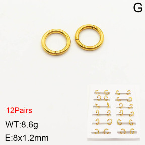 2E2003197bmmb-256  Stainless Steel Earrings