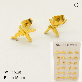 6E2006615vhkl-372  Stainless Steel Earrings