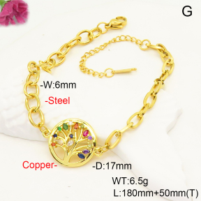 F6B406154ablb-J158  Fashion Copper Bracelet