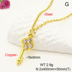 F6N407366ablb-J158  Fashion Copper Necklace
