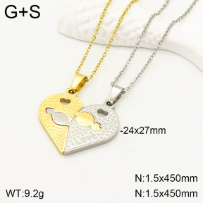 2N2003789bbml-472  Stainless Steel Necklace