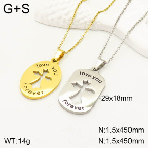 2N2003790bbml-472  Stainless Steel Necklace