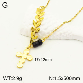 2N4002648aaki-698  Stainless Steel Necklace