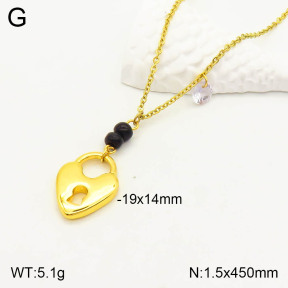 2N4002654aaki-698  Stainless Steel Necklace