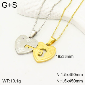 2N4002665bbml-472  Stainless Steel Necklace