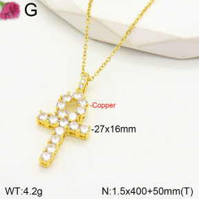 F2N400795bbml-J155  Fashion Copper Necklace