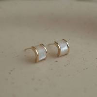 JE3865bihp-Y16  925 Silver Earrings   WT:1.5g  9*7mm