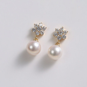 JE3890vhnn-Y16  925 Silver Earrings  WT:1.6g  7*17mm