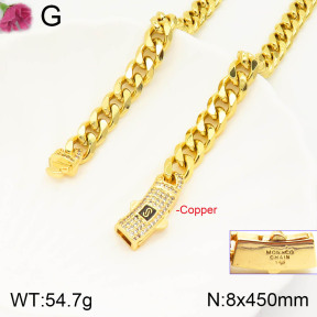 PN1756461aill-J113  MONACO CHAIN  Fashion Copper Necklaces