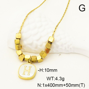 6N3001580bbov-350  Stainless Steel Necklace