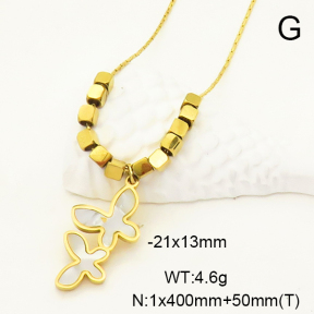 6N3001581bbov-350  Stainless Steel Necklace