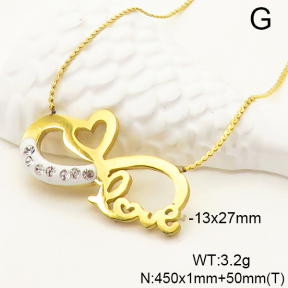 6N4004100aajl-413  Stainless Steel Necklace
