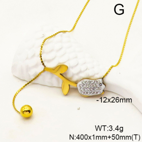 6N4004104aajl-413  Stainless Steel Necklace