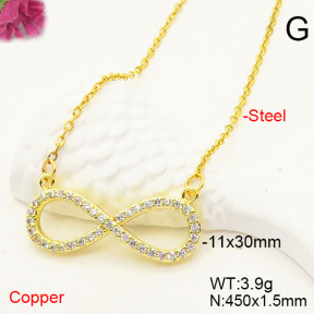 F6N407372aakl-J72  Fashion Copper Necklace