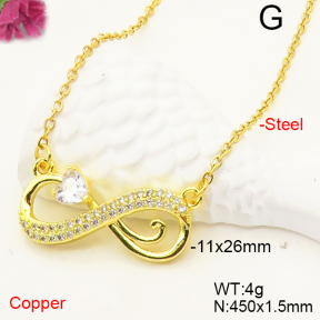 F6N407373aakl-J72  Fashion Copper Necklace