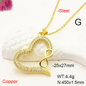 F6N407380aakl-J72  Fashion Copper Necklace
