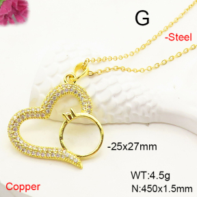 F6N407383aakl-J72  Fashion Copper Necklace