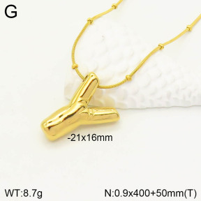 2N2003851bbml-662  Stainless Steel Necklace